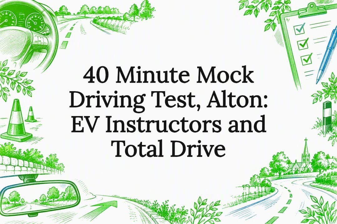 40 Minute Mock Driving Test, Alton: EV Instructors and Total Drive