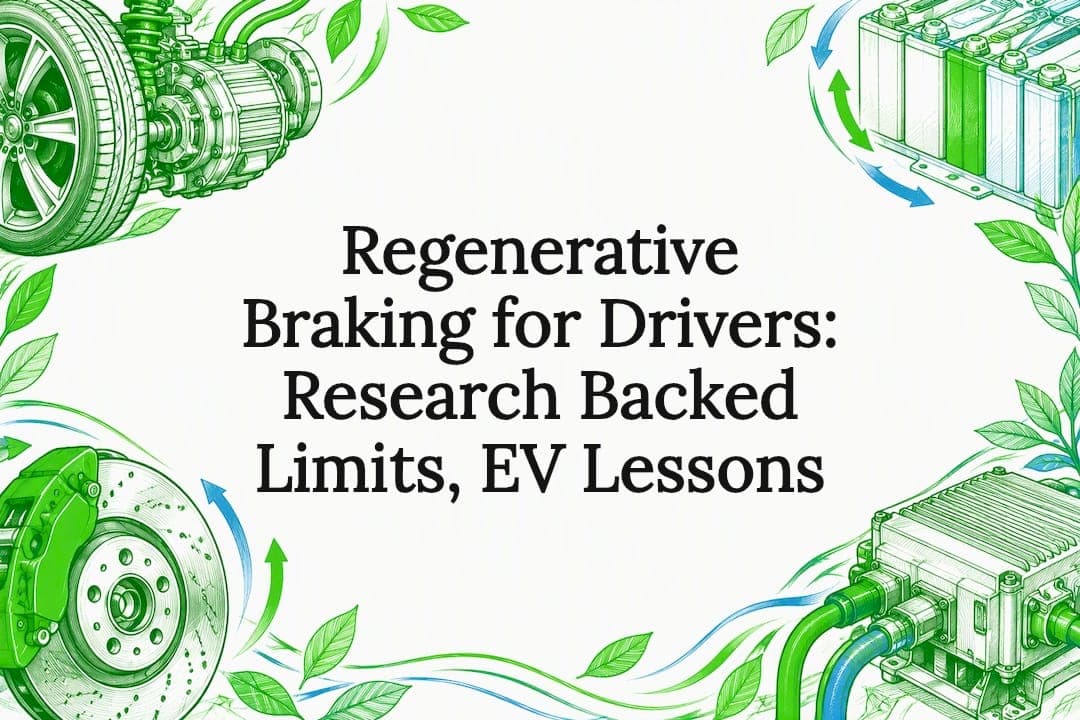 Regenerative Braking for Drivers: Research Backed Limits, EV Lessons