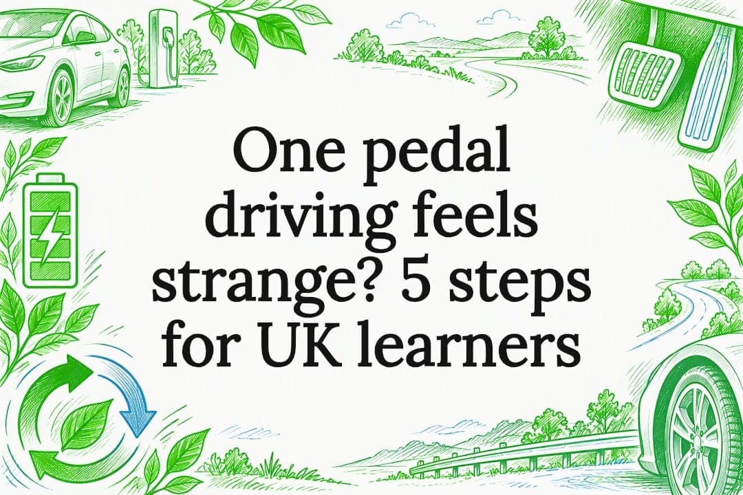 One pedal driving feels strange? 5 steps for UK learners