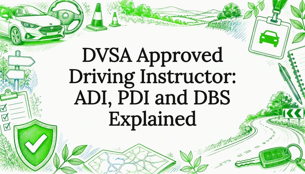DVSA Approved Driving Instructor: ADI, PDI and DBS Explained